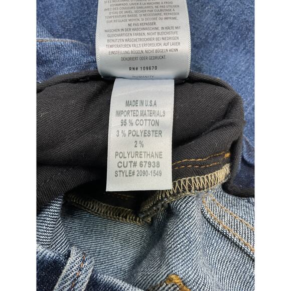 Citizens Of Humanity 'Stella' Blue Cotton Trouser Denim Jean Size 23 - Picture 5 of 5